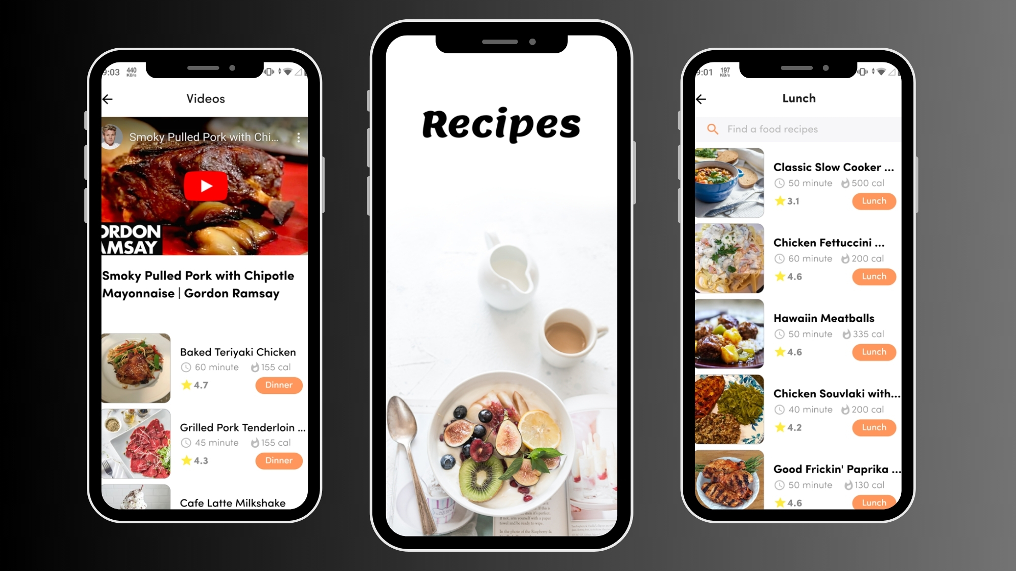 Recipe & Cooking Custom Mobile App